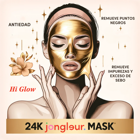 24K Gold Illuminating Facial Mask. Hi Glow!