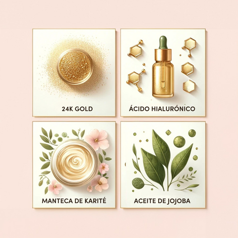 24K Gold Illuminating Facial Mask. Hi Glow!