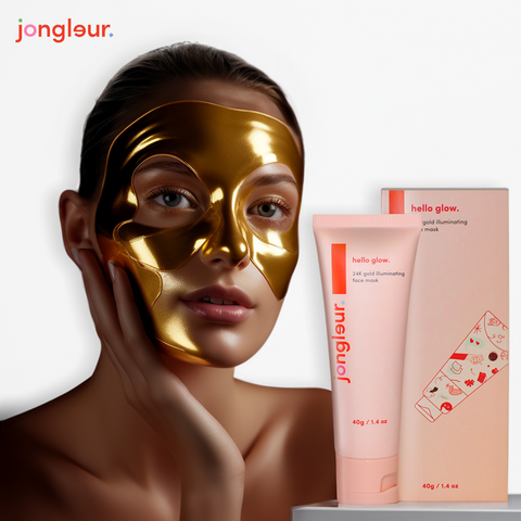 24K Gold Illuminating Facial Mask. Hi Glow!